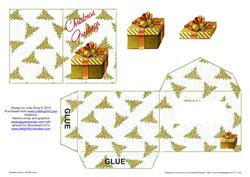 Gift Card 3 & Envelope with Decoupage