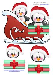 Penguins Sleigh Ride