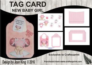 Tag Card Baby Girl