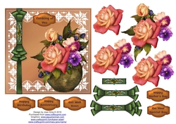 Vase of Roses