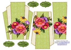 Art Deco Summer Bloom