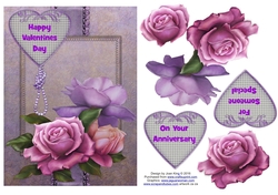 Vaalentine roses