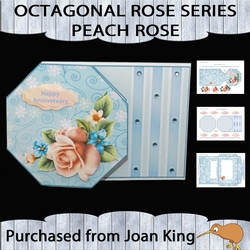 Octaganol Rose Series - Peach rose