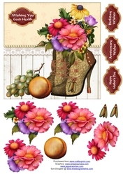 Floral boots
