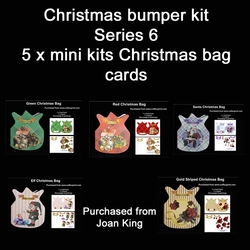 Christmas bumper kit 5 x Christmas bag mini kits Series 6
