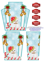 Art Deco Christmas Cat
