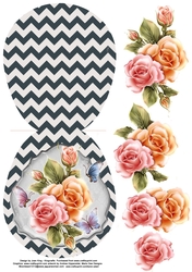 Pink and Peach Roses