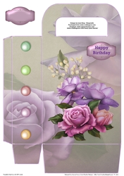 Belle Epoque roses gift bag