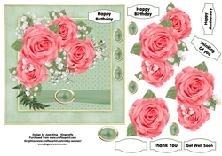 Pink Rose Bouquet