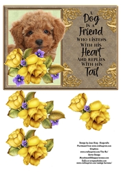 A dog is a friend who listens 3