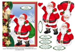 Santa is on his way