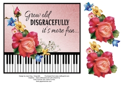 Grow old disgracefully.....