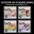 Scooter of Flowers Series