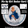 Pin Up Girl Rocker card 1