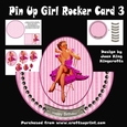 Pin Up Girl Rocker card 3
