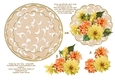 Dahlias Rocker card