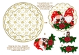 Gnomes & Poinsettia rocker card