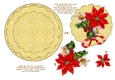 Poinsettias & Holly rocker card