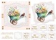 Wheelbarrow of flowers 3