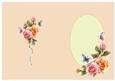 Pink and Peach Roses Insert