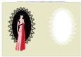 Art Deco Lady and Best Friend Insert