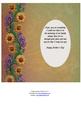 Floral Mother's Day Insert