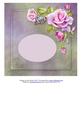 Pink Floral Rose Insert
