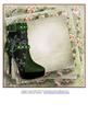 Green Boot and Roses Insert