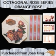 Octaganol Rose Series - Orange rose