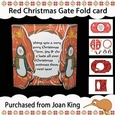 Red Christmas Gatefold Card