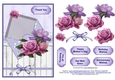 Envelope of flowers lavender