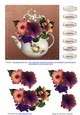 Teapot of flowers 4