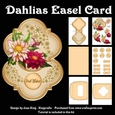 Dahlias Easel Card Kit