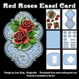 Red Roses Easel card