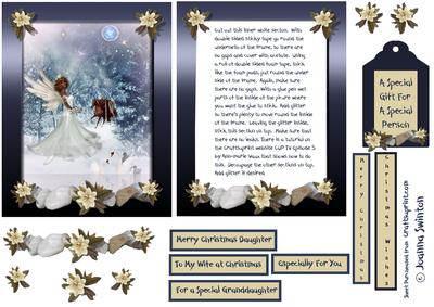 Christmas Fairy Stagger Card