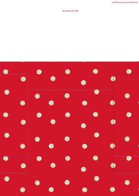 Christmas Snowman Stagger Card Backing
