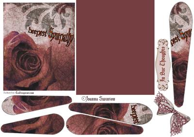 Deep Red Textured Rose Fan Sympathy Pyramage