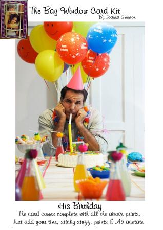 3D Bay Window - His Birthday