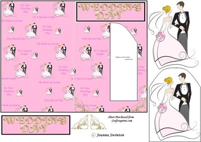 K Card Arch Wedding Card Sheet 1