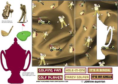 K Card Golf Trophy Sheet 1