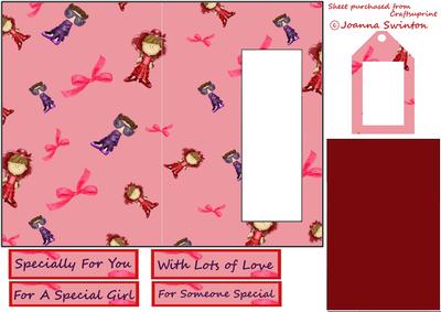 K Card Girl Dressing-up Sheet 2