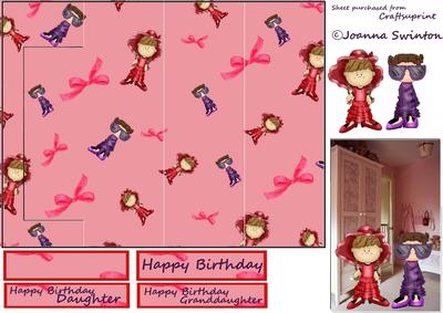 K Card Girl Dressing-up Sheet 1