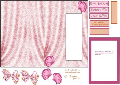 K Card Birthday Girl Sheet 1
