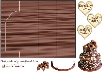 K Card for the Chocoholic Sheet 1