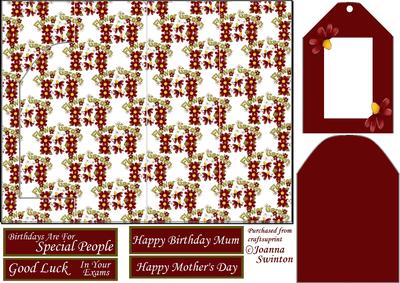 K Card Flower Garden Sheet 1