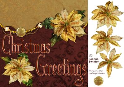 8x8 Golden Christmas