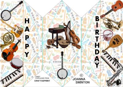 Diamond Fold Musical Birthday