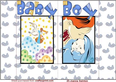 Box Fold New Baby Boy