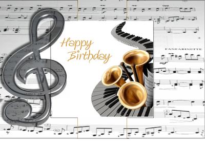 Musical Wishes Swing Card