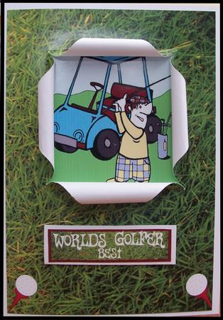 Open Front Golfer Card Kit